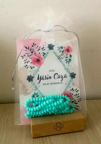  Dualı Yasin Cüzü / Tül Keseli ve Kokulu Tesbihli